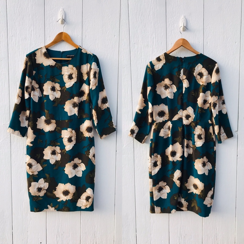 NWOT Banana Republic Floral Anemones Sheath Dress